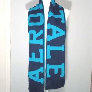 Aeropostale Winter Bull Dog "Chill Out" Scarf Size 72" x 7"